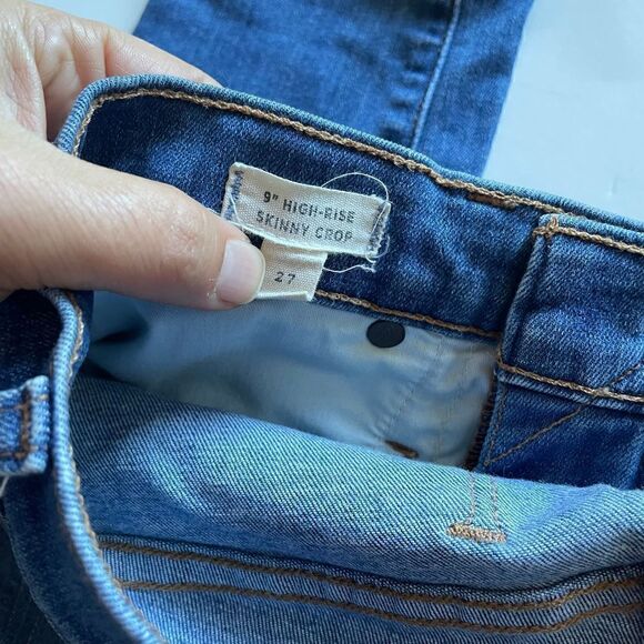 MADEWELL | 9” high rise skinny crop 27 - Picture 7 of 8